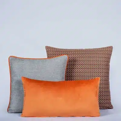 סט 3 כריות twist orange