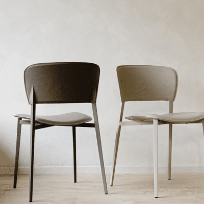 כיסא אוכל אדן – דמוי עור במבחר גוונים