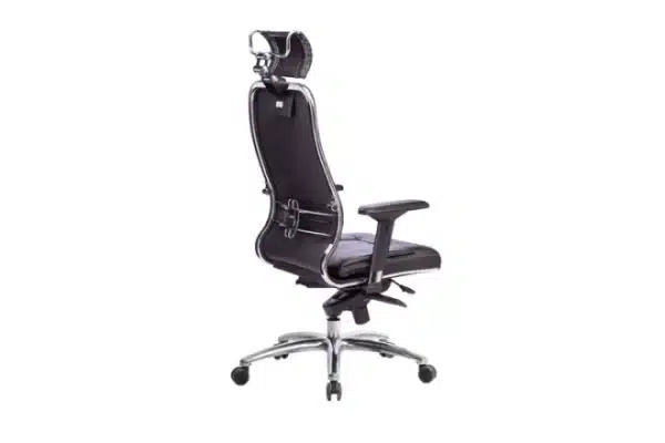 ⁦כסא מנהל ארגונומי Samurai KL-3.04 מושב מרופד ונח - שחור⁩ – תמונה ⁦4⁩