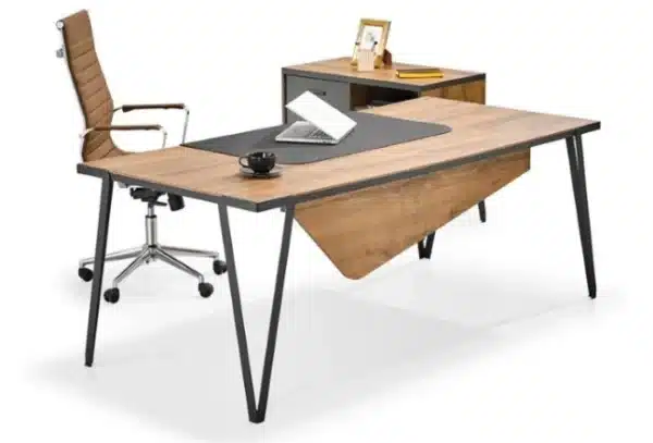 ⁦שולחן משרדי CANVAS רוחב 160 ס``מ⁩ – תמונה ⁦3⁩
