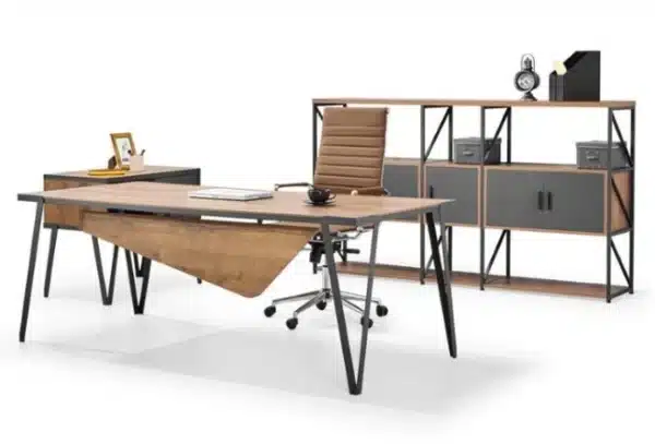 ⁦שולחן משרדי CANVAS רוחב 160 ס``מ⁩ – תמונה ⁦4⁩