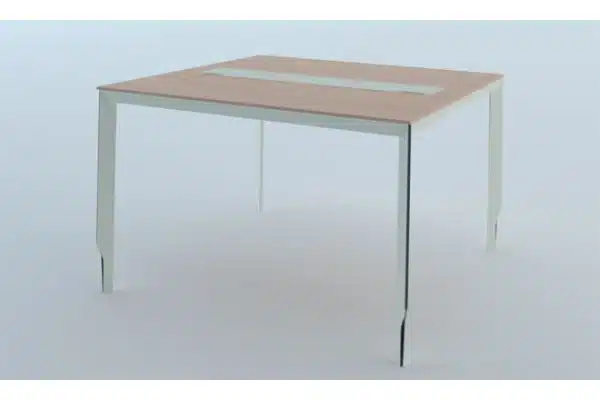 ⁦שולחן לעמדת עבודה עם מחיצה FINE רוחב 140 ס``מ⁩ – תמונה ⁦2⁩