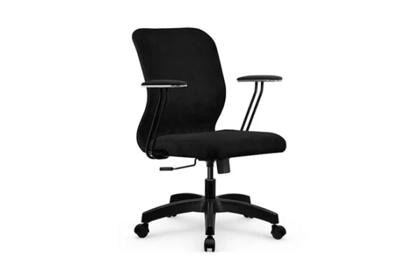⁦כסא משרדי ידיות קבועות Metta SU-MR-4 קטיפה⁩ – תמונה ⁦3⁩