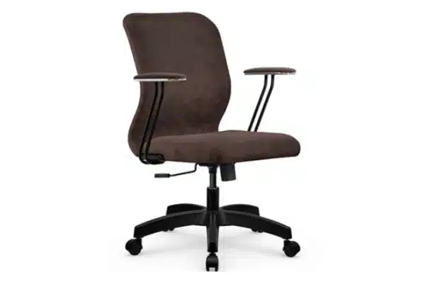 ⁦כסא משרדי ידיות קבועות Metta SU-MR-4 קטיפה⁩ – תמונה ⁦4⁩