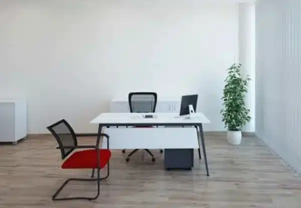 שולחן משרדי דגם רומי לבן רוחב 160 ס``מ