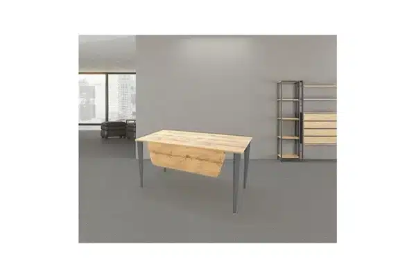 ⁦שולחן משרדי ללא שלוחה CROSS רוחב 140 ס``מ⁩ – תמונה ⁦3⁩
