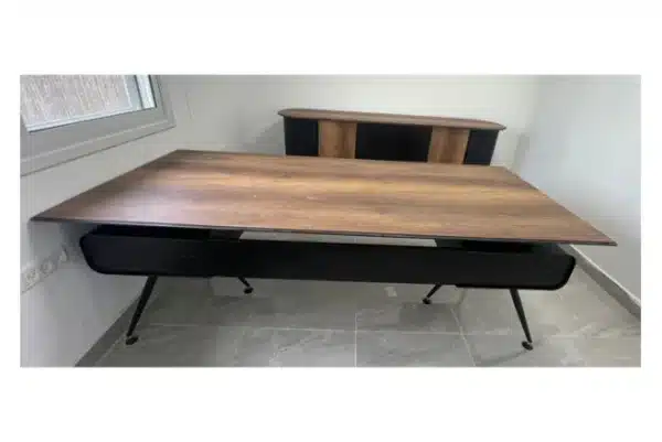 ⁦שולחן מנהל/ת ONIX VIP רוחב 220 ס``מ צבע BAROK⁩ – תמונה ⁦4⁩