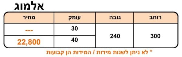 ⁦אלמוג⁩ – תמונה ⁦3⁩
