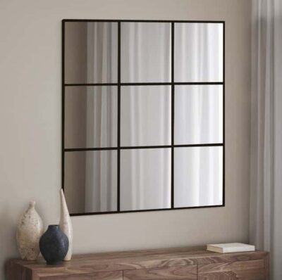 מראה ריבועים שחור