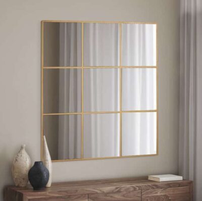 מראה ריבועים זהב