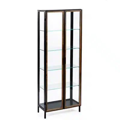 ארון קולורדו מדפים זכוכית גבוה