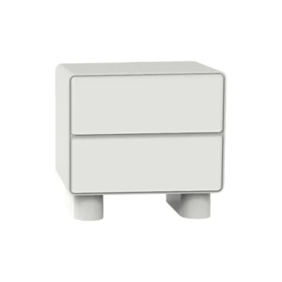 שידת צד גלוסי מילקי ווייט